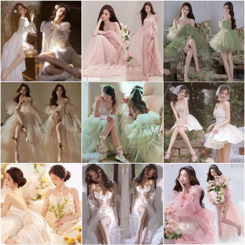 Ethnic Fashion Photography - Sweet Atmosphere Spring Korean Style Photography