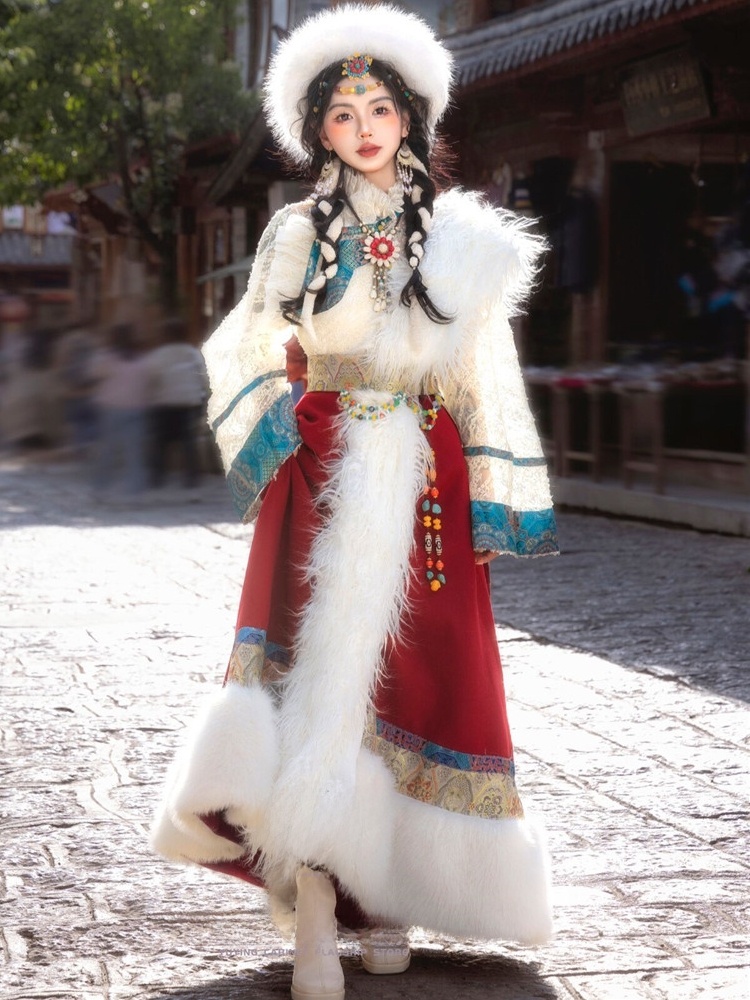 Tibetan Ethnic Women's New Sty - огляд і ціна Ethnic Fashion Photography
