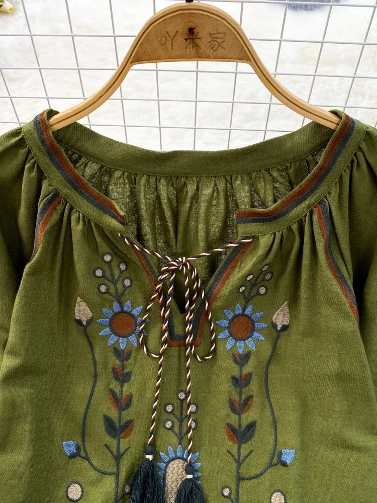 Women Spring Blouse Ethnic Sty - огляд і ціна Ethnic Fashion Clothing