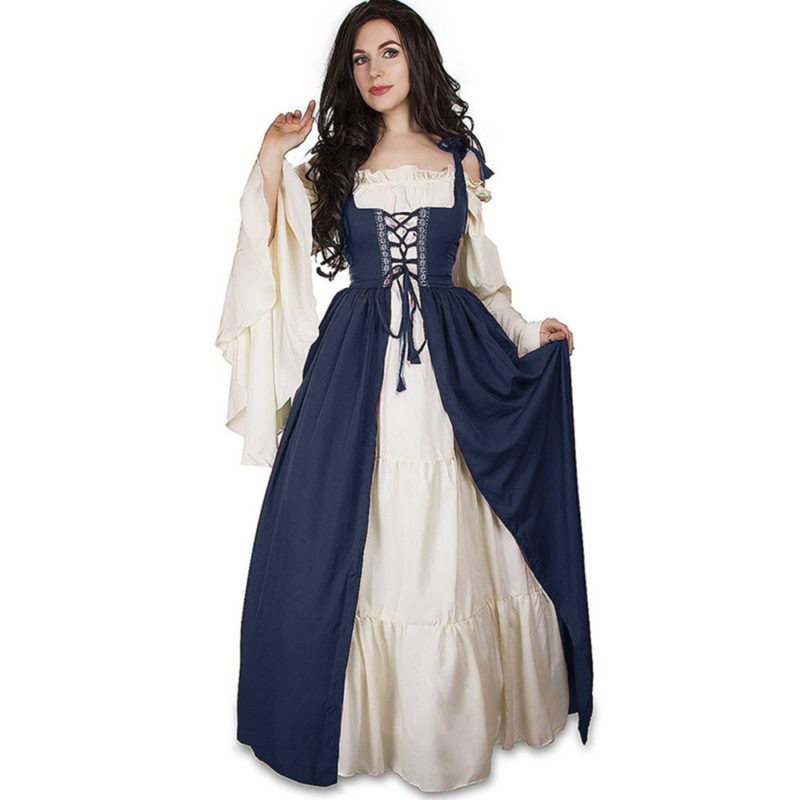 Renaissance Medieval Dress Bel - огляд і ціна Ethnic Fashion Clothing
