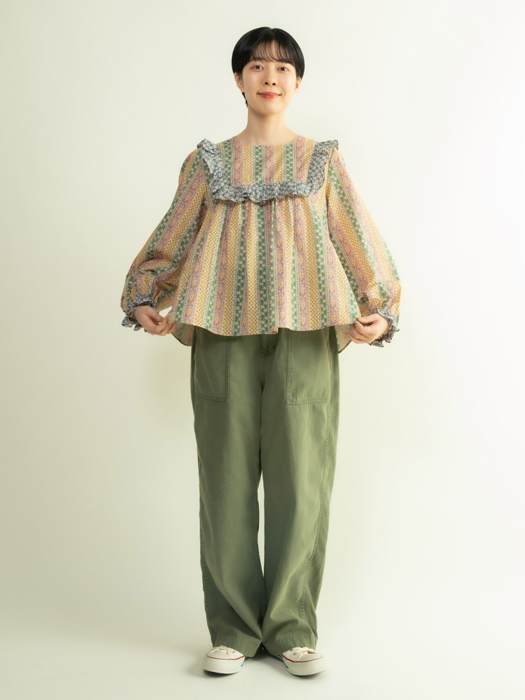 Sweet Floral Print Shirt with  - огляд і ціна Ethnic Fashion Brands
