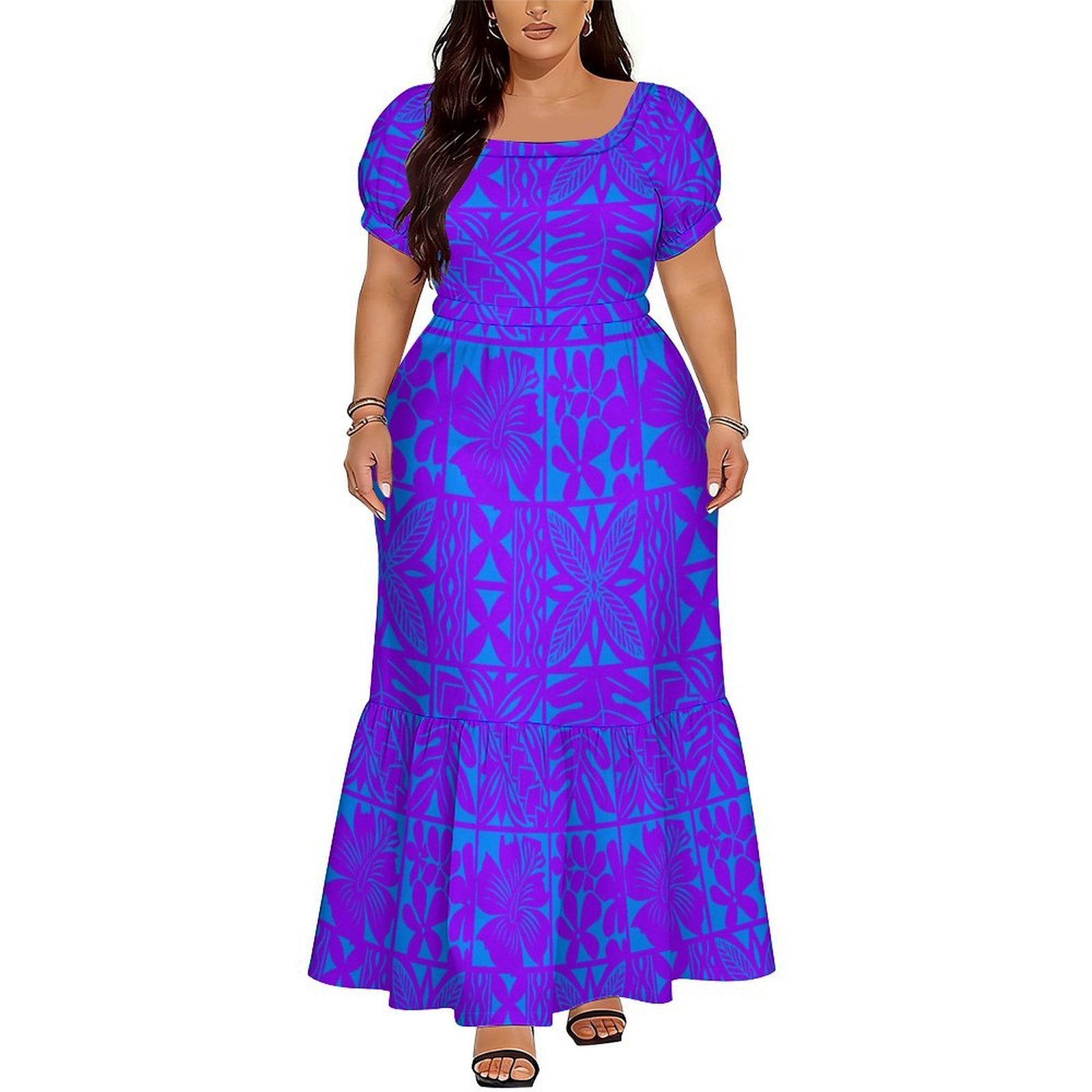 Hot-Selling Elegant V-Neck Lon - огляд і ціна Ethnic Style Dresses