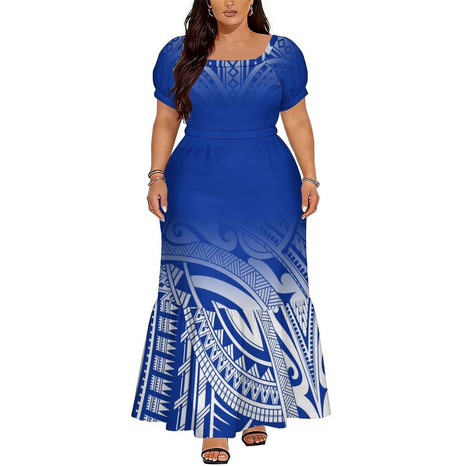 Hot-Selling Elegant V-Neck Lon - огляд і ціна Ethnic Style Dresses
