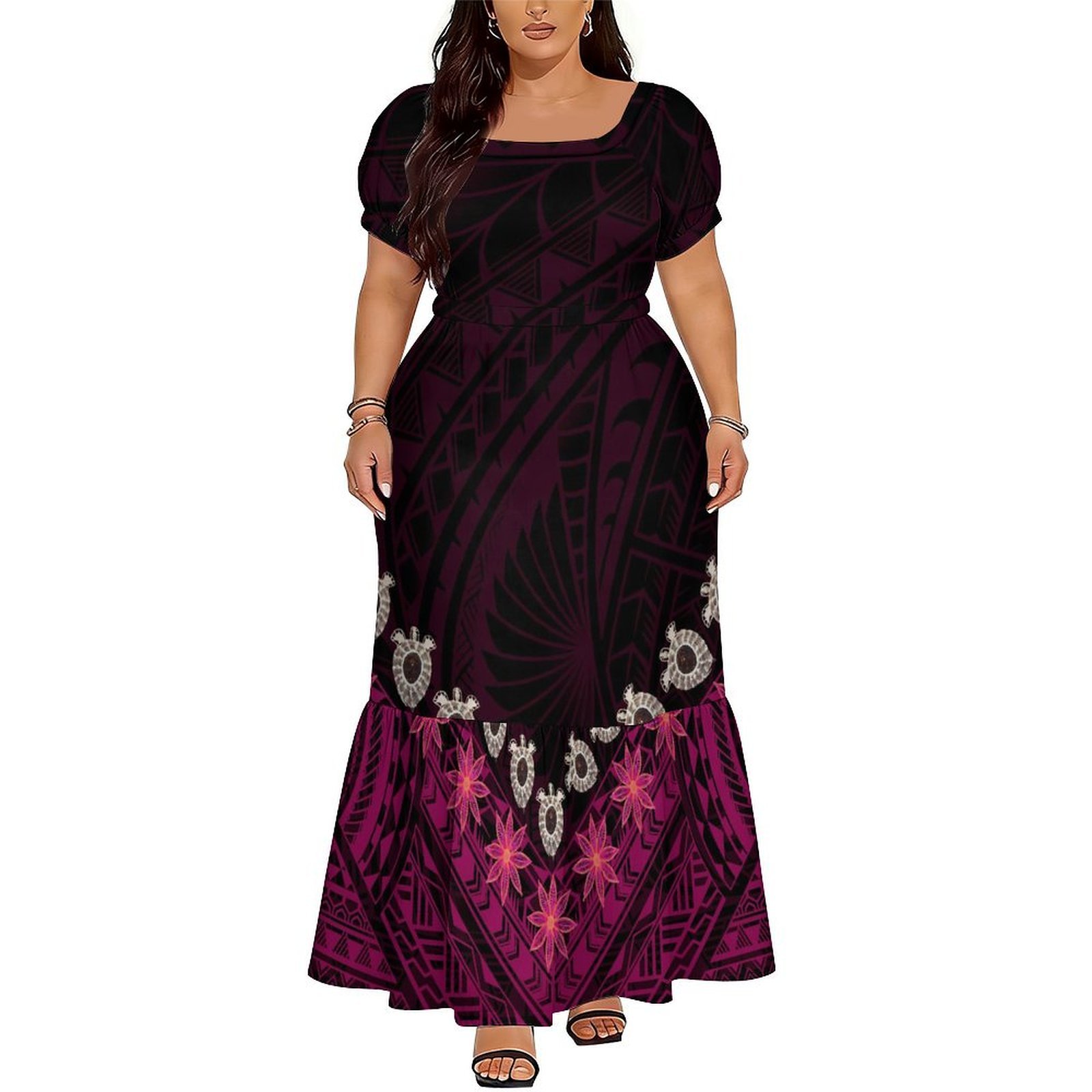Hot-Selling Elegant V-Neck Lon - огляд і ціна Ethnic Style Dresses