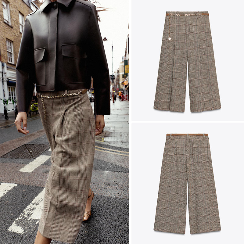 High Waist Loose Plaid Long Ca - огляд і ціна Ethnic Clothing & Online Fashion Store Khaadi Us
