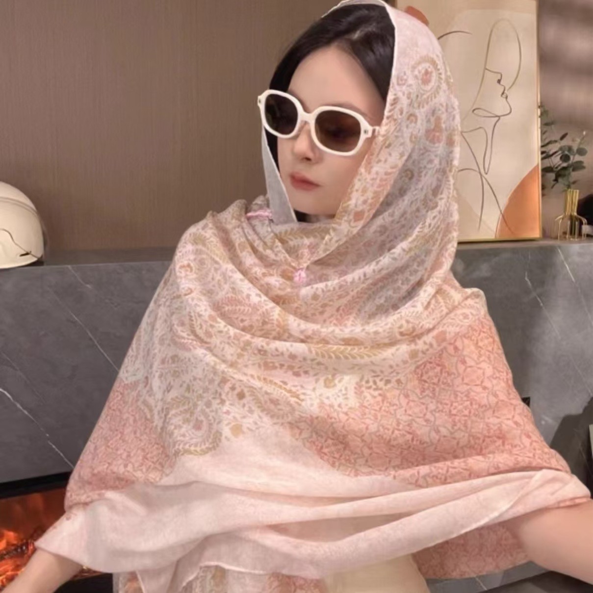 90*180 Summer Sun Protection S - огляд і ціна Ethnic Fashion Photography