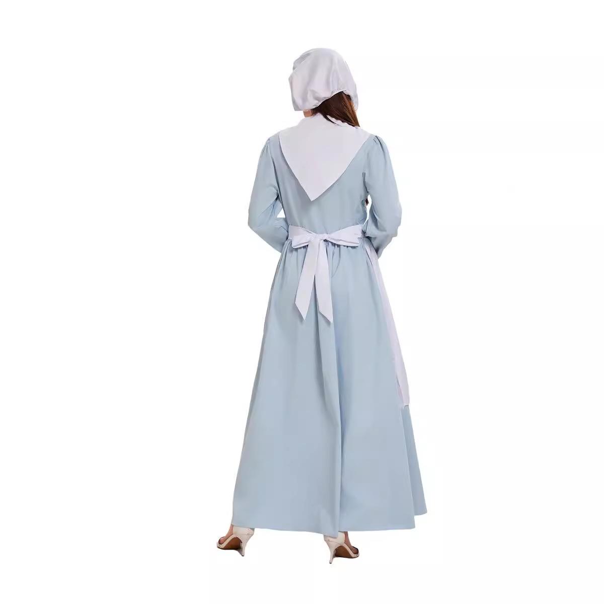 Blue Halloween COS Dress with  - огляд і ціна Ethnic Style Dresses