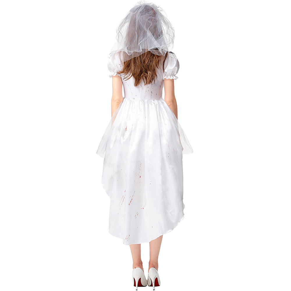 Halloween White Ghost Bride Co - огляд і ціна Ethnic Fashion House