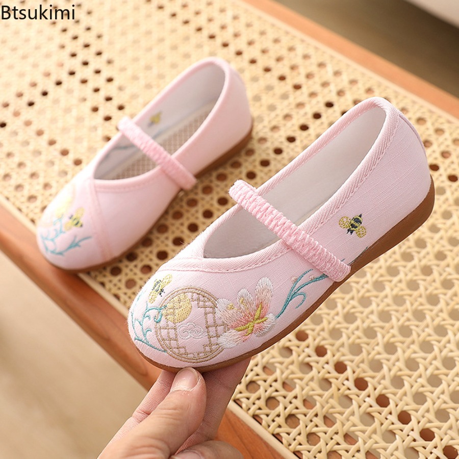 New Children Hanfu Flat Shoes  - огляд і ціна Ethnic Style Dresses