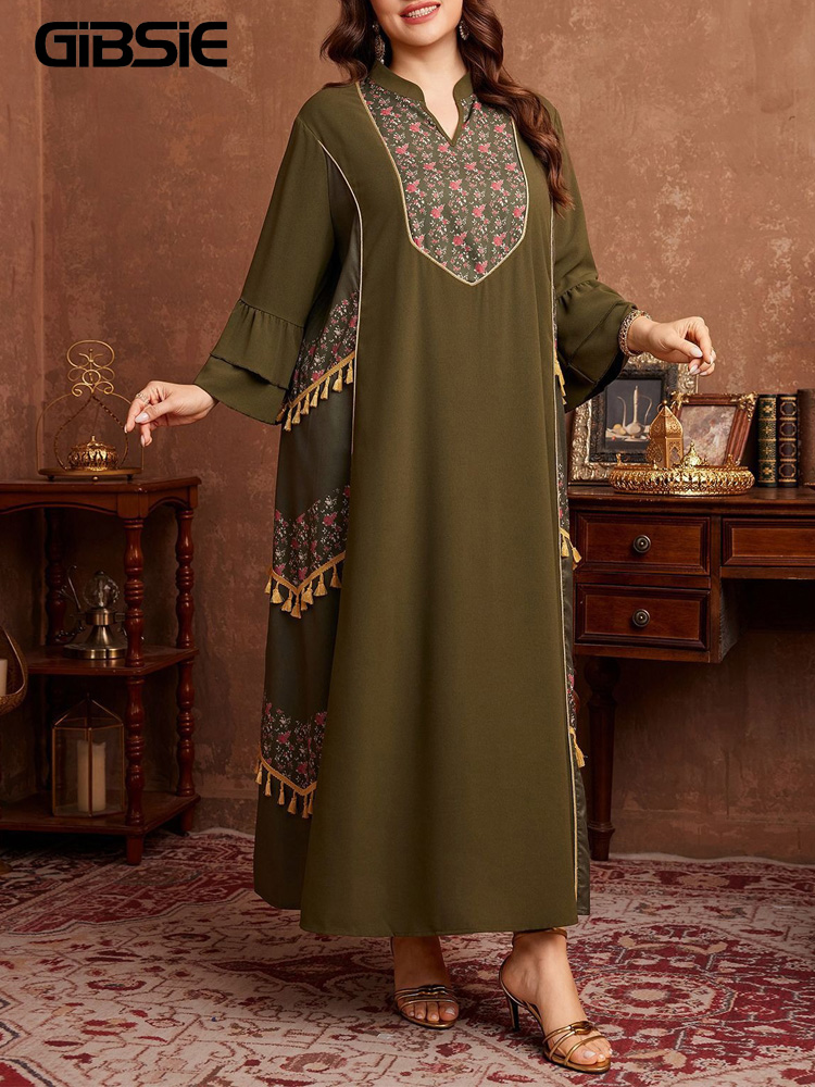 GIBSIE Plus Size Ethnic Style  - огляд і ціна Ethnic Style Dresses